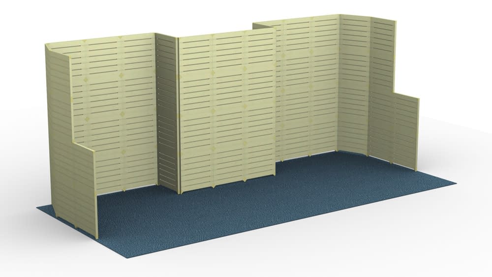 Vegas Kit COMPLETE — Modular 10×20 or Dual 10×10 Trade Show Display System Save $525.