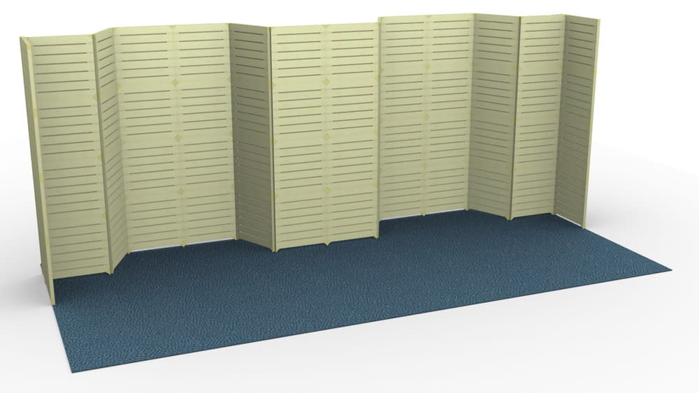 Deluxe Kit COMPLETE — Modular Trade Show Display with Shelves, Counter, Lights & StorageSave $500